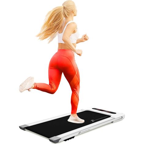 Strongology Home & Office Ultra Quiet 560W Adjustable Speed Slimline MOTIONIC Bluetooth Treadmill with LED Display and Remote Control (1/5)