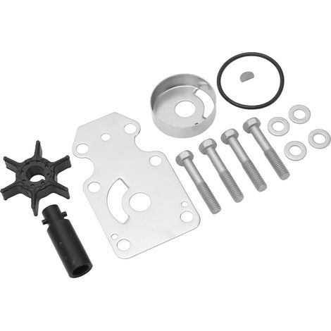 Kit de réparation de turbine de pompe à eau 14 pièces, professionnel 69G W0078 00, convient aux moteurs hors-bord de 8 hp/9,9 hp. (1/5)