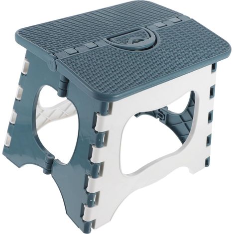Plastique Tabouret Pliant Portable Poignée Ergonomique (1/5)