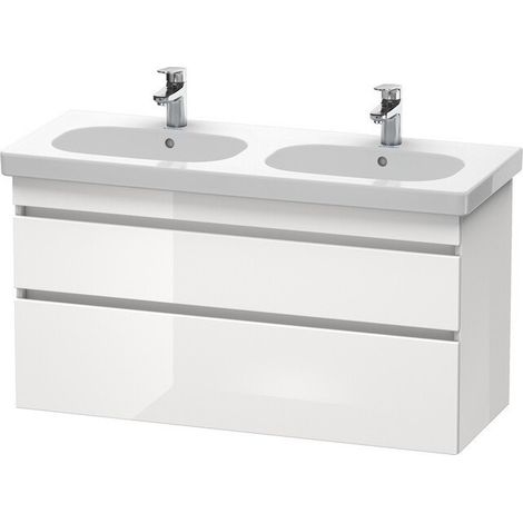 Mueble bajo lavabo DURASTYLE 453x1150x610mm nogal oscuro / blanco mate