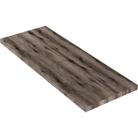 Badezimmerregal für Aufsatzwaschbecken 120x46x3,8 cm Wenge - Metz - Mensola