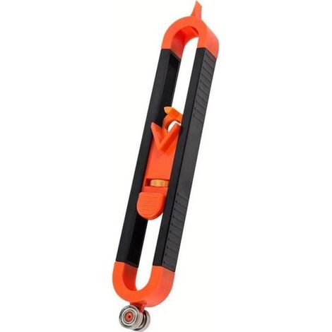 Irovami Rapporteur inox 200mm – Gabarit contour irrégulier, mesure rayon, prise de forme – Idéal pour bois, carrelage, verre, céramique (1/5)