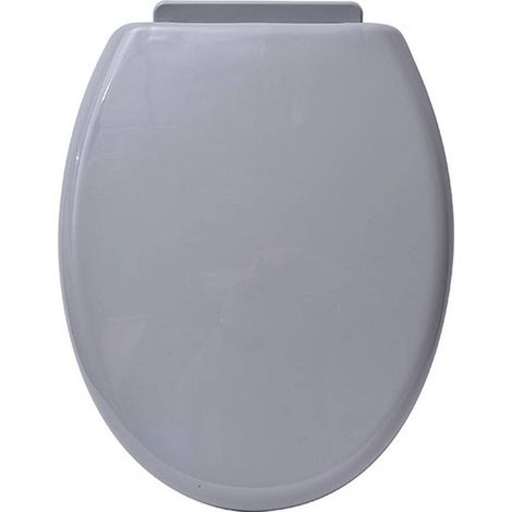 Wc-deckel pp 18 zoll kunststoffbefestigungen - grau - Tendance