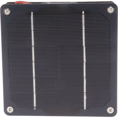 Ventilateur solaire monocristallin 5 W à économie d'énergie pour poulailler, abri pour animaux, 12 V CC (1/5)