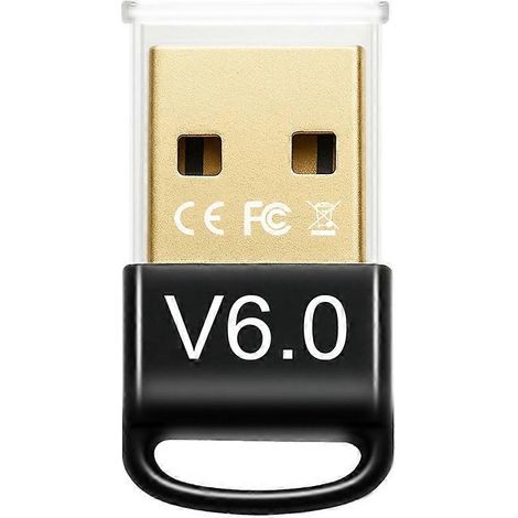 Adaptateur USB Bluetooth 6.0 BLE Récepteur et émetteur audio pour haut-parleur, clavier, souris, casque et imprimante Bluetooth (1/5)