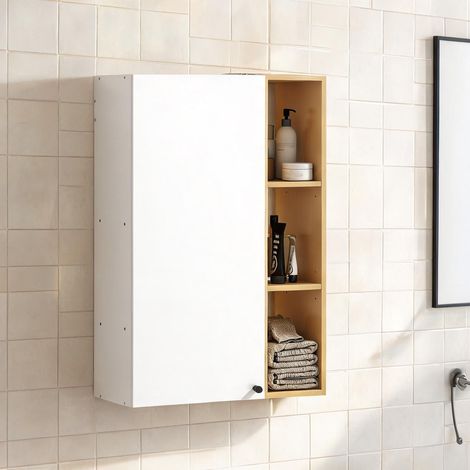 Meuble de salle de bain en truciolato 59,5 x 30 x 90 cm (1/5)
