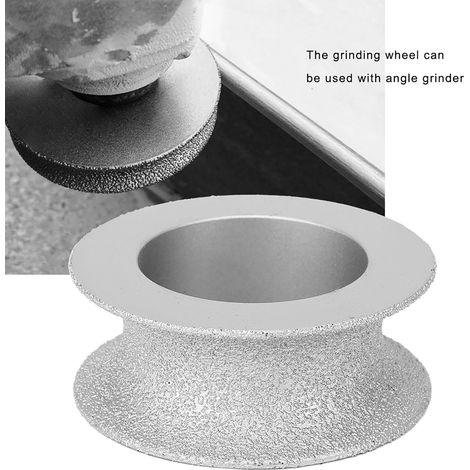 Meule diamantée brasée de 7,3 cm, meule abrasive concave pour pierre, marbre et granit, 4,0 cm (1/3)