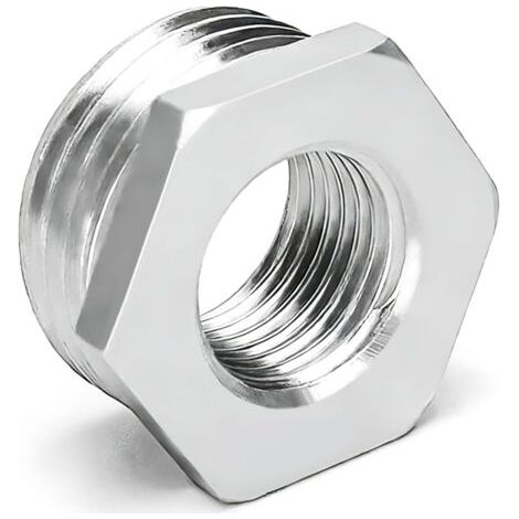 Douille hexagonale de réduction, 4 raccords tuyauterie en acier inoxydable 304, filetage mâle 1/2\ (1/5)