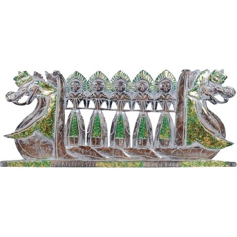 Dragon décoration murale de bois