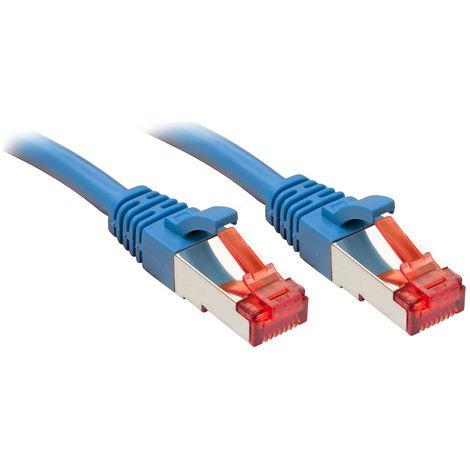 Lindy Cat.6 S/FTP 1.5m - Cable de Red (1,5 m, Cat6, S/FTP (S-STP), RJ-45, RJ-45, Azul)