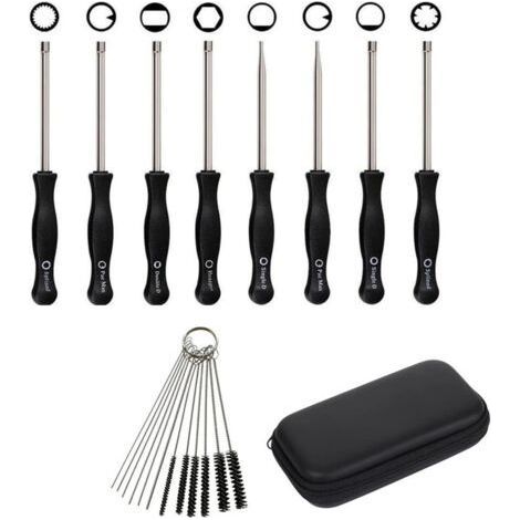 PA Lot de 12 outils de réglage carburateur avec scredrivers acircle pour petit moteur 2 temps pour Husqvarna pour tronçonneuse (1/4)