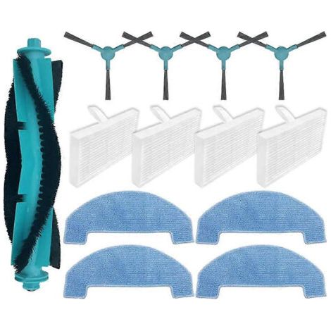 BARKBUSTERS Pièces de rechange et accessoires Pioneer pour Mamibot EXVAC700 : brosse principale, chiffon de nettoyage, filtre HEPA