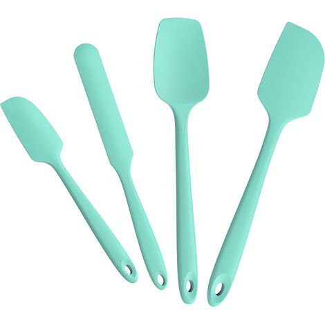 Spatule Silicone Maryse de Cuisine, Résistant à 315°C, 4 Pièces, Ciel (1/5)
