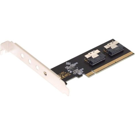 Adattatore PCI-E U.2, massimizza il tuo potenziale PCIe: scheda adattatore riser PCIe 3.0 4.0 X16 a 2 SFF-8654 8i (1/2)