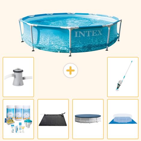 Intex Piscine Tubulaire Ronde - 305x76 cm - 7-pièces S20349 (1/5)