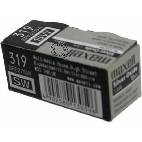 Pack de 10 piles maxell pour MAXELL SR527 (1/2)