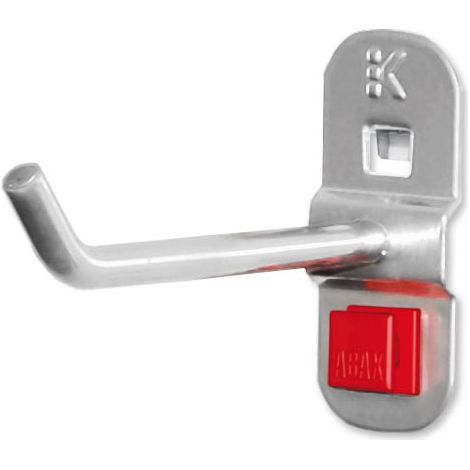 Kappes ABAX GUARD Werkzeughalter mit schrägem Hakenende Länge 100mm alufarben