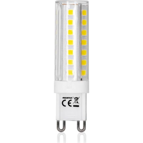 Lampadina Led G9 a Capsula 4,8W SMD trasparente Bianco freddo 6500K Aigostar (1/4)
