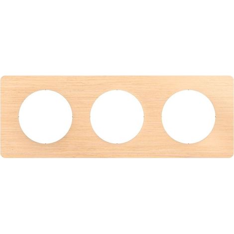 Legrand CP1403 Placca di finitura Céliane 3 posti - finitura Faggio