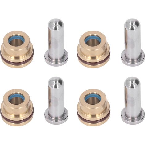 Lot de 4 tiges de commande de distributeur en laiton et acier, joints caoutchouc sans fuite pour Cat E307 (1/5)