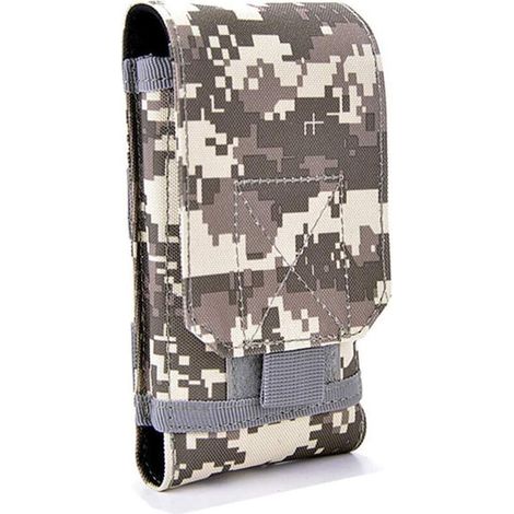 Adapté aux clips de ceinture résistants, avec un étui de protection doublé de tissu doux pour smartphones et équipements essentiels. (1/2)