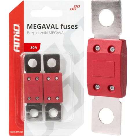 Fusibili per auto Megaval MTA, 2 pezzi, 80A, amio-03462 (1/3)