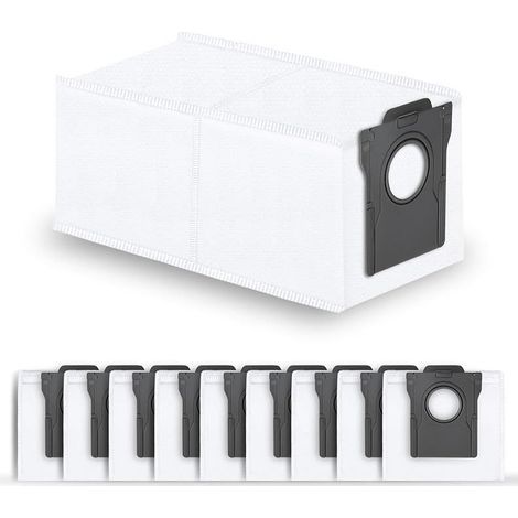 10 Ersatz-Staubbeutel (3,2 l) für Dreame L10s Ultra Gen 2/Gen 3, X30/X40/X50/Aqua10 Ultra, L10s/L40s/L50s Pro Ultra, L40/L50 Ultra AE und Mova E30/V50/E40/Z50/Z60/P50 Ultra Saugroboter (1/5)