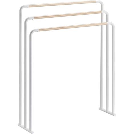 YAMAZAKI - Porte serviettes en métal 3 barres (1/4)