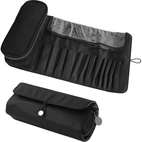 Trousse de voyage pour pinceaux de maquillage avec 12 emplacements, étui de transport portable (1/5)