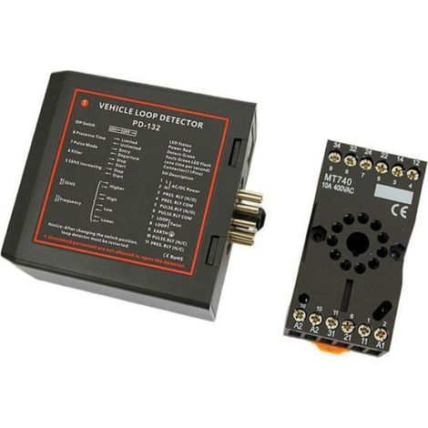 Détecteur Boucle Véhicule PD132 12-24V, Réaction 10ms, pour Parking/Portail Automatique (24V) ENEVAOCT (1/5)