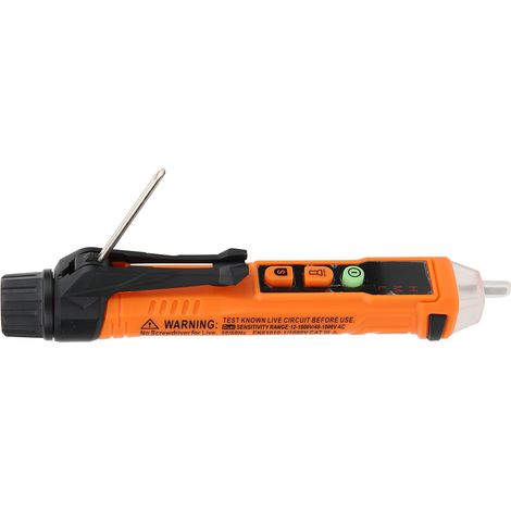 PM8909+ Berührungsloser Spannungsprüfer in Stiftform mit Wechselspannungsdetektor und akustischem/optischem Alarm (1/5)