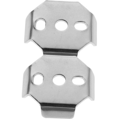 Kit de fixation pour barre porte-serviettes, étagère de salle de bain, 2 pièces, 17 mm (1/5)