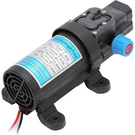 Pompe à eau électrique haute pression ROM - DC 12V 80W - Auto-amorçante - Micro diaphragme (1/4)
