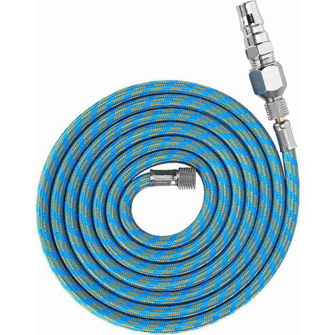 Kit adaptateur pour tuyau d'air tressé d'aérographe, tuyau d'air pour pistolet à peinture et compresseur d'air (1/5)