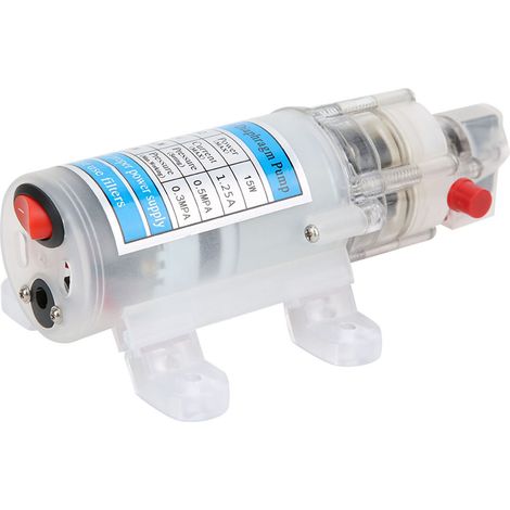 Pompe à eau silencieuse 12 V 15 W de qualité alimentaire, auto-amorçante, micro-pompe à membrane CC