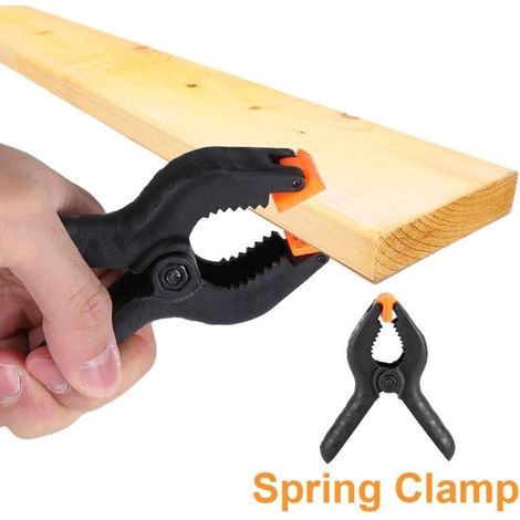 Jeu de 20 Pince à Ressort, Bricolage Outillage Serre-joints, Pinces Clips Clamps de Préhension pour Bois Atelier Photographie - 2 Pouces / 3 Pouces (1/3)