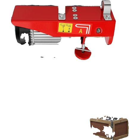 Treuil Électrique, Capacité de 800 kg, Tension de 220-230V, Puissance de 1350-1450W, Vitesse de Levage de 10 m/min, Dimensions 41 cm x 40 cm (1/5)