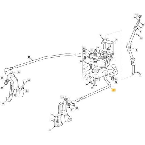 LENKSTANGE LINKS TC HE ORIGINAL STIGA - 382000624/1