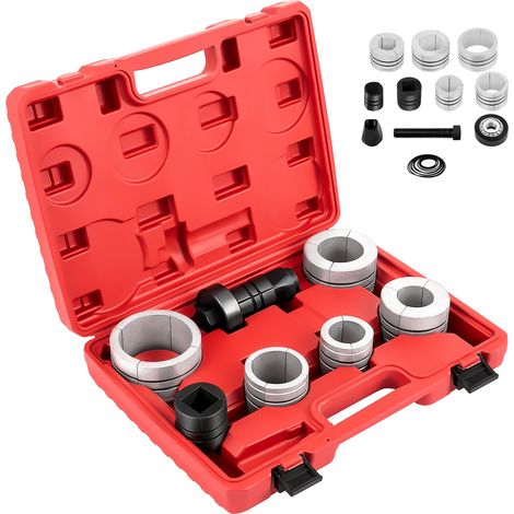 Mophorn Auspuffrohr-Aufweiter-Set, 1-5/8 Zoll bis 4-1/4 Zoll Rohrstrecker, 7-teiliger Endrohr-Aufweiter mit Aufbewahrungskoffer, robuster Stahl, schwarz