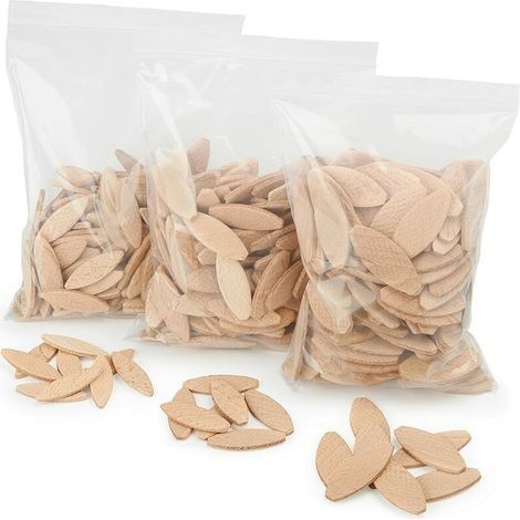 assortiment lamello d’assemblage type Lamello 0 , 100 pièces/taille lamelle bois en hêtre massif Idéal pour fraiseuse bois/fraiseuse à lamelles (1/5)