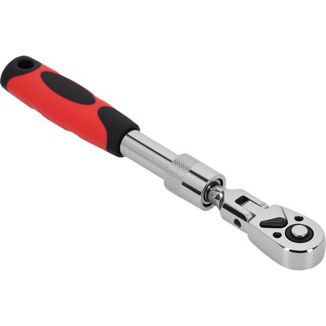 1/4 Zoll Ratsche 72 Zähne 180° Flexkopf Schnellverschluss 40Cr Stahl (1/5)