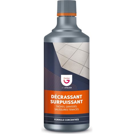Décrassant Surpuissant Sols Helvet - Décrasse, Dégraisse et Détache les Tâches Tenaces des Surfaces et Sols - Idéal Cuisine & Joint (1/5)
