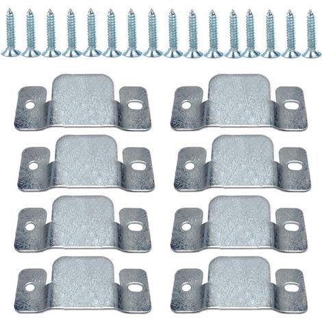 Support encastré, meubles connectés et clips, section canapé Tiberham, support et fixation robustesse pour lit avec grand tableau (4 paires) (1/5)