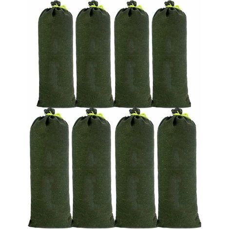 sacchi di sabbia migliorati in tela indelebile, anti-allagamento e anti-sabbia per drenaggio, 30 x 70 cm, per l'uso in garage, negozi, scuole, stazioni ferroviarie, edifici, fabbriche e magazzini. (1/5)