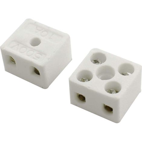 Bloc d'alimentation en céramique céramique, 2 pièces, voies, 5 trous, AC 250 V, 425C