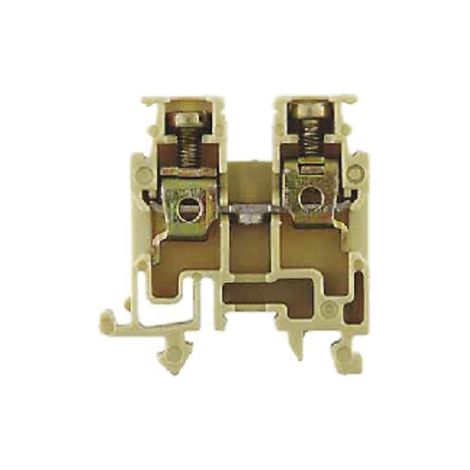 Bloc de jonction rail DIN Weidmuller AKZ, 1.5mm², A visser, Bleu ( Prix pour Paquet de 10 )