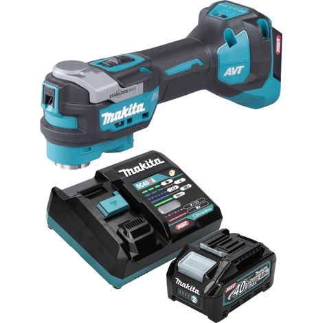Makita TM 001 GM101 Akku Multifunktionswerkzeug 40 V max. Starlock Max Brushless + 1x Akku 4,0 Ah + Ladegerät (1/5)