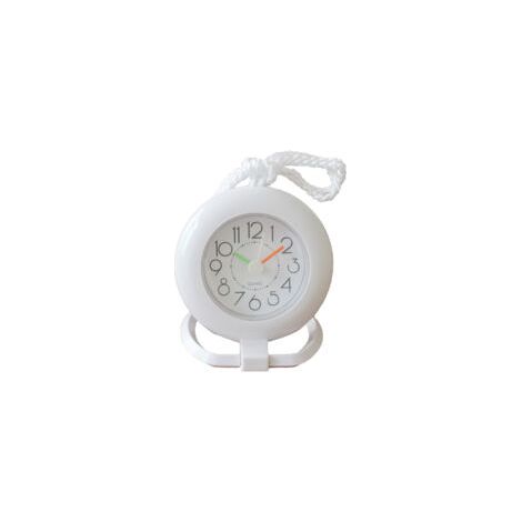 Wasserdichte Wanduhr, Badezimmeruhr, Küchenuhr, Duschuhr, Saugnapfuhr mit Handtuchring - Crezuo