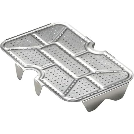 Steam Tray - 304 Stainless Steel - For Mess Tin Cooking - Steaming Smoking Serving - 18.5 x 12.5 x 2.3 cm - 1 Piece (1/5)