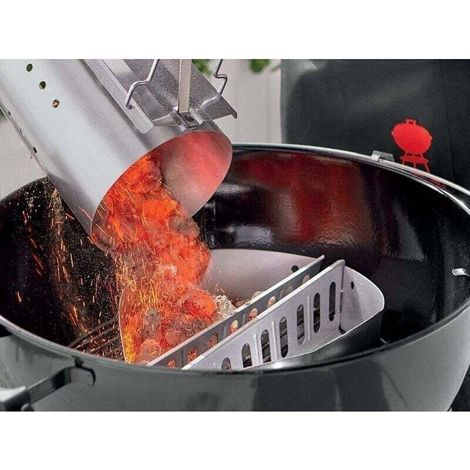 Kohlekörbe für Weber 7403, One Touch, Master Touch und alle anderen 47, 57 und 67 cm Holzkohlegrills, geeignet für direkte und indirekte Hitze, 2er-Pack (1/5)